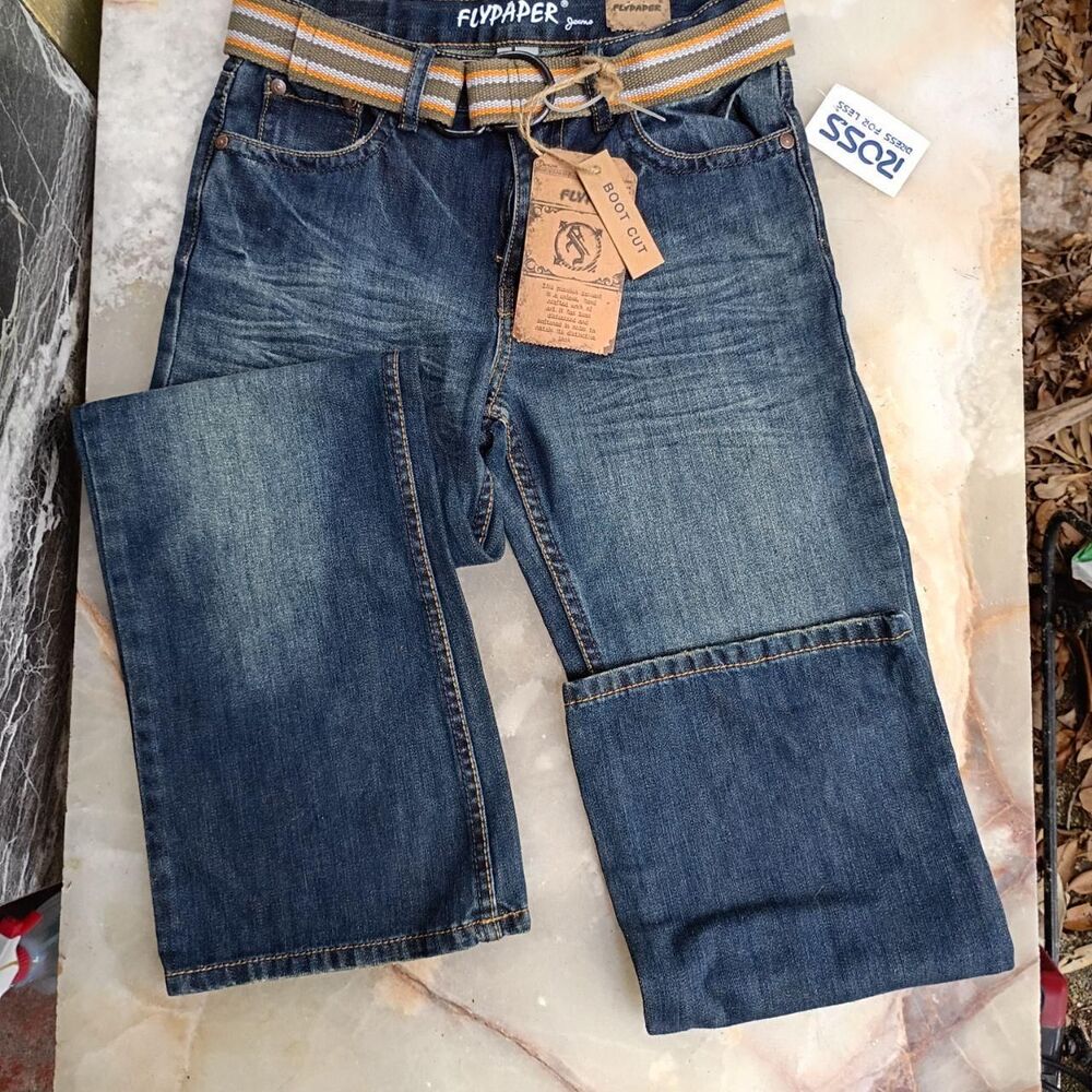 Flypaper Boy's size 10 Bootcut Blue Jeans